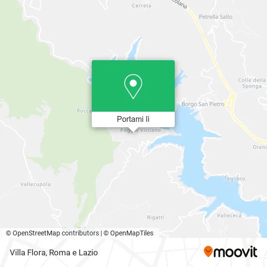 Mappa Villa Flora