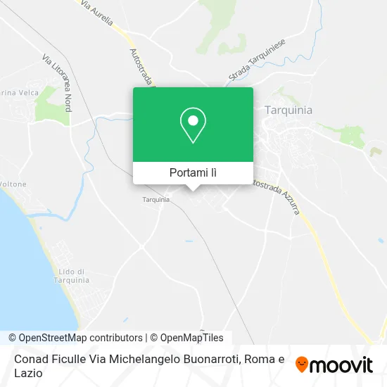 Mappa Conad Ficulle Via Michelangelo Buonarroti