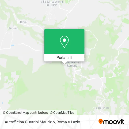 Mappa Autofficina Guerrini Maurizio