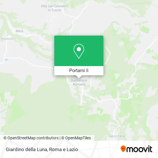 Mappa Giardino della Luna