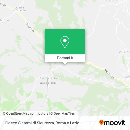 Mappa Cideco Sistemi di Sicurezza