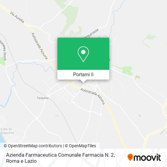 Mappa Azienda Farmaceutica Comunale Farmacia N. 2