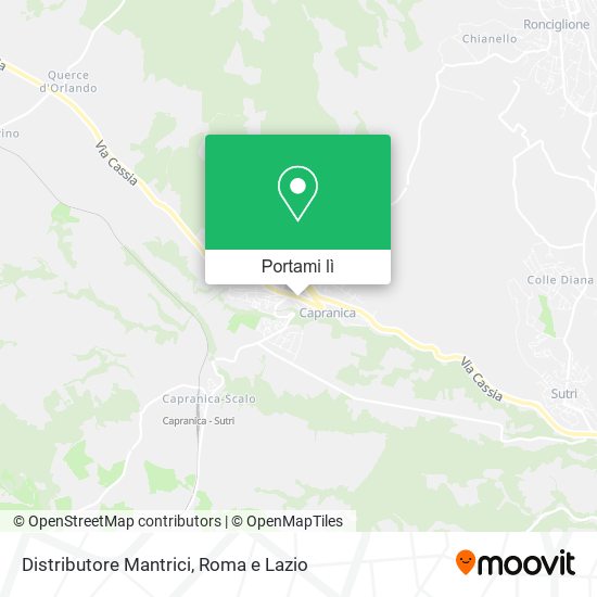 Mappa Distributore Mantrici