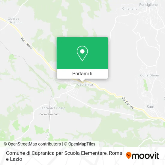 Mappa Comune di Capranica per Scuola Elementare