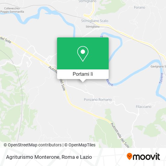 Mappa Agriturismo Monterone