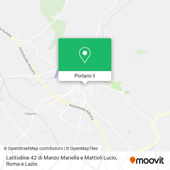 Mappa Latitudine 42 di Manzo Mariella e Mattioli Lucio