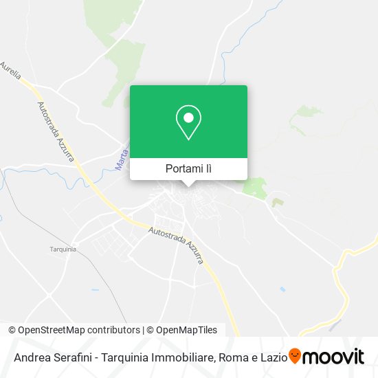 Mappa Andrea Serafini - Tarquinia Immobiliare