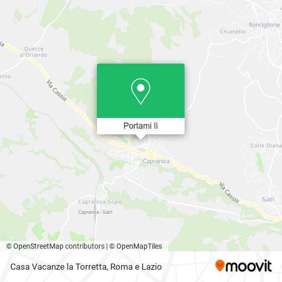 Mappa Casa Vacanze la Torretta