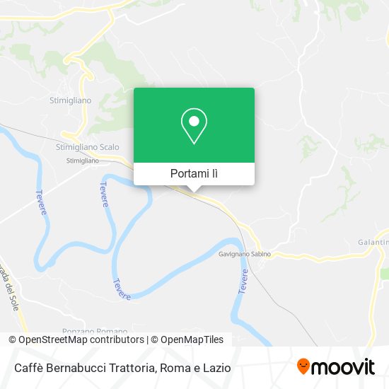 Mappa Caffè Bernabucci Trattoria