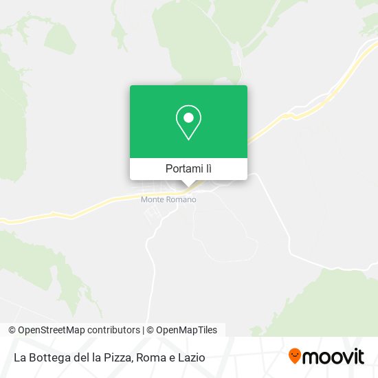 Mappa La Bottega del la Pizza
