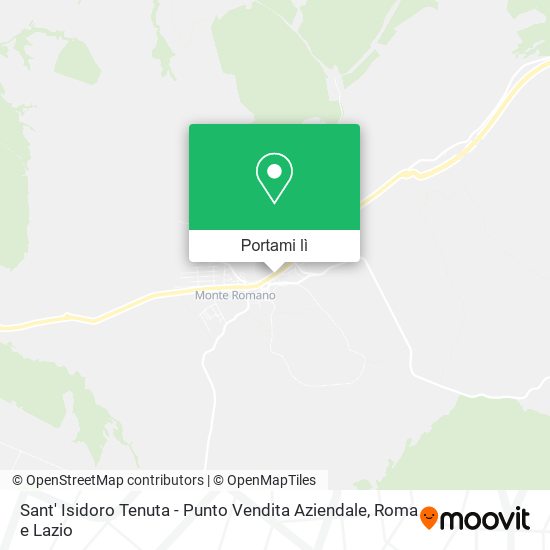 Mappa Sant' Isidoro Tenuta - Punto Vendita Aziendale