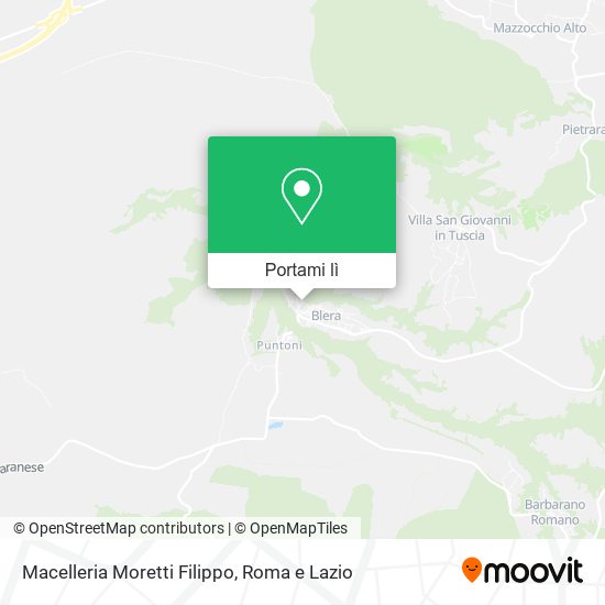 Mappa Macelleria Moretti Filippo