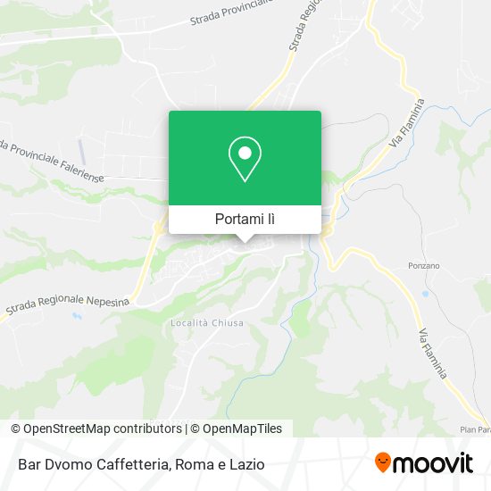 Mappa Bar Dvomo Caffetteria