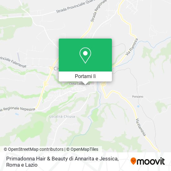 Mappa Primadonna Hair & Beauty di Annarita e Jessica