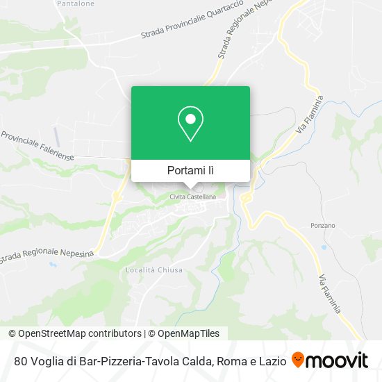 Mappa 80 Voglia di Bar-Pizzeria-Tavola Calda