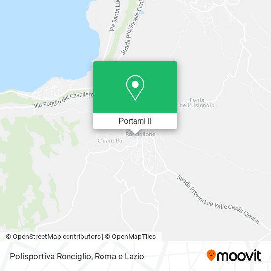 Mappa Polisportiva Ronciglio