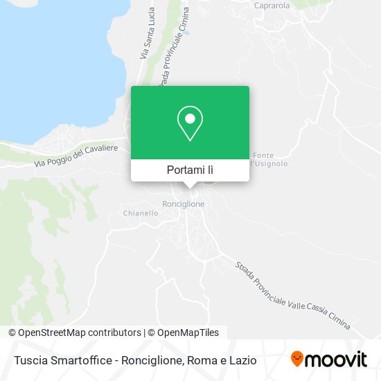 Mappa Tuscia Smartoffice - Ronciglione