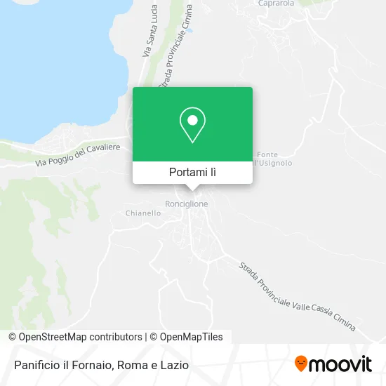 Mappa Panificio il Fornaio