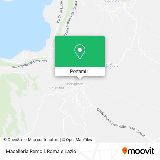 Mappa Macelleria Remoli