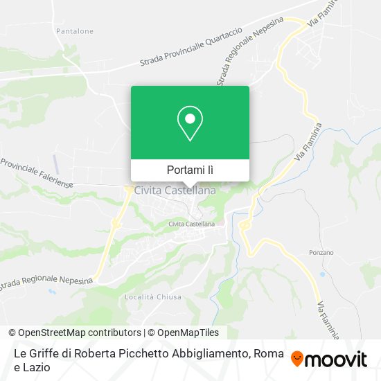 Mappa Le Griffe di Roberta Picchetto Abbigliamento