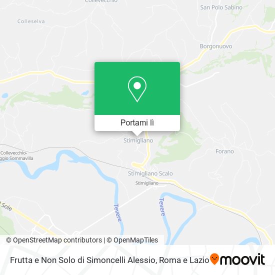 Mappa Frutta e Non Solo di Simoncelli Alessio