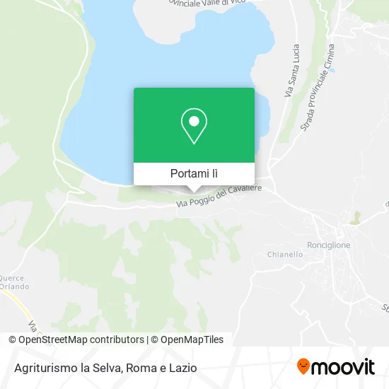 Mappa Agriturismo la Selva