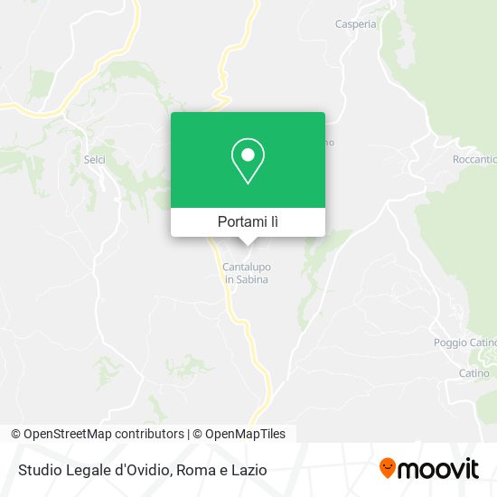 Mappa Studio Legale d'Ovidio