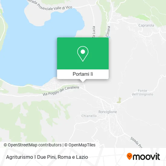 Mappa Agriturismo I Due Pini