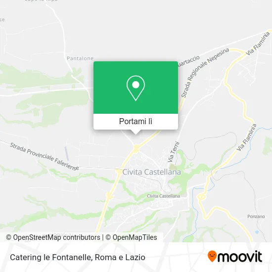 Mappa Catering le Fontanelle