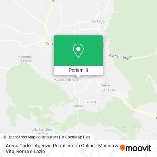 Mappa Aresu Carlo - Agenzia Pubblicitaria Online - Musica & Vita