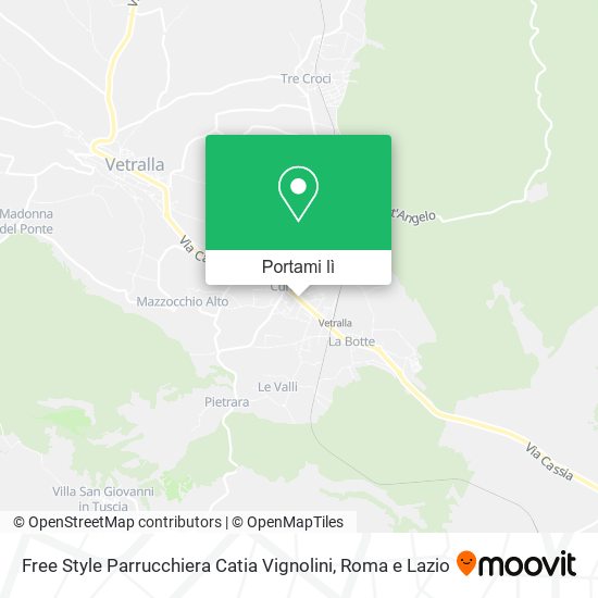 Mappa Free Style Parrucchiera Catia Vignolini