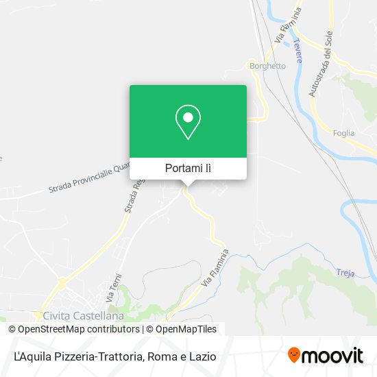 Mappa L'Aquila Pizzeria-Trattoria