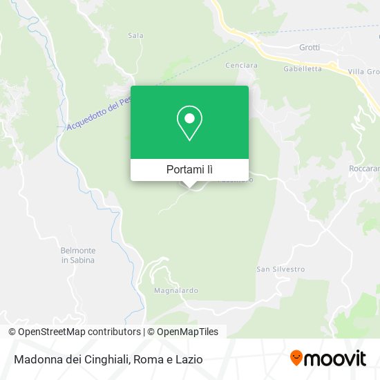 Mappa Madonna dei Cinghiali