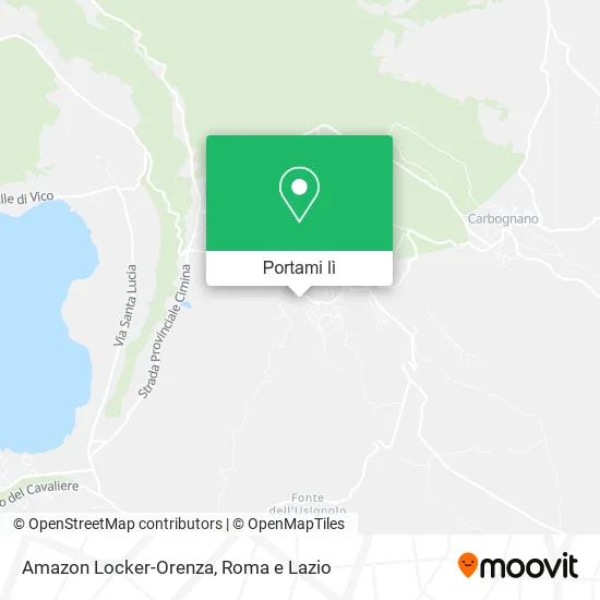 Mappa Amazon Locker-Orenza