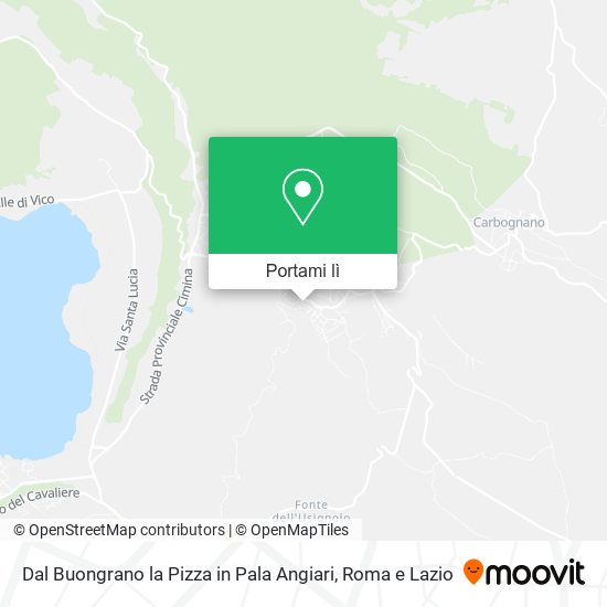 Mappa Dal Buongrano la Pizza in Pala Angiari
