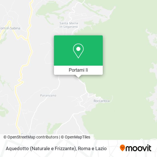 Mappa Aquedotto (Naturale e Frizzante)