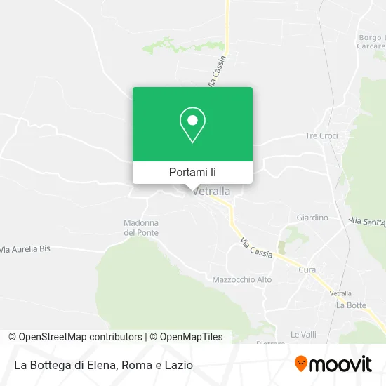 Mappa La Bottega di Elena