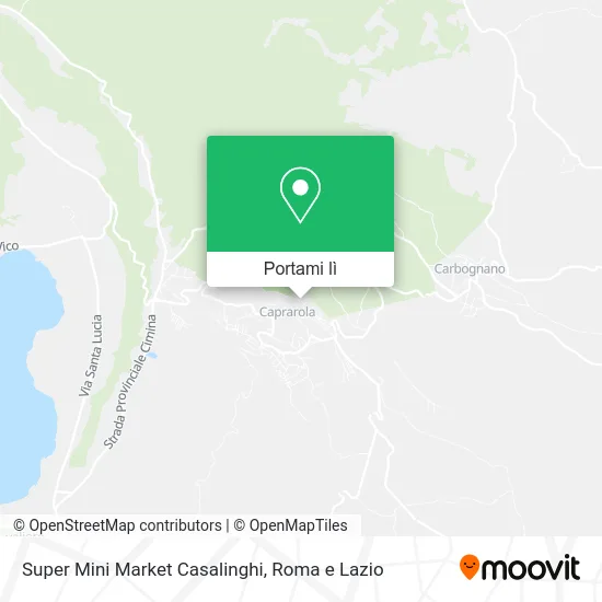 Mappa Super Mini Market Casalinghi