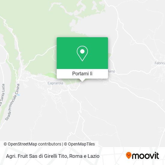 Mappa Agri. Fruit Sas di Girelli Tito