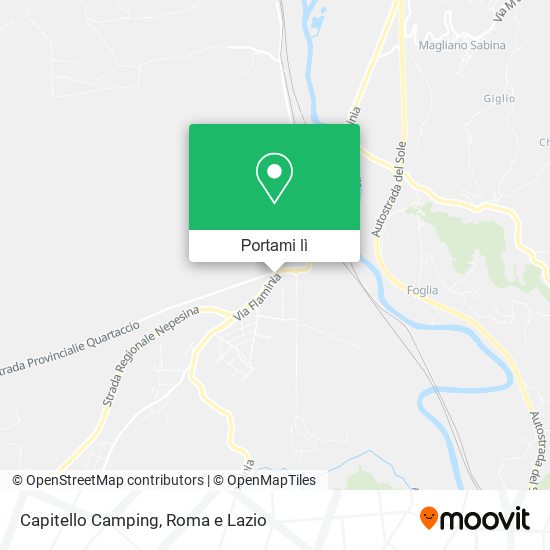 Mappa Capitello Camping