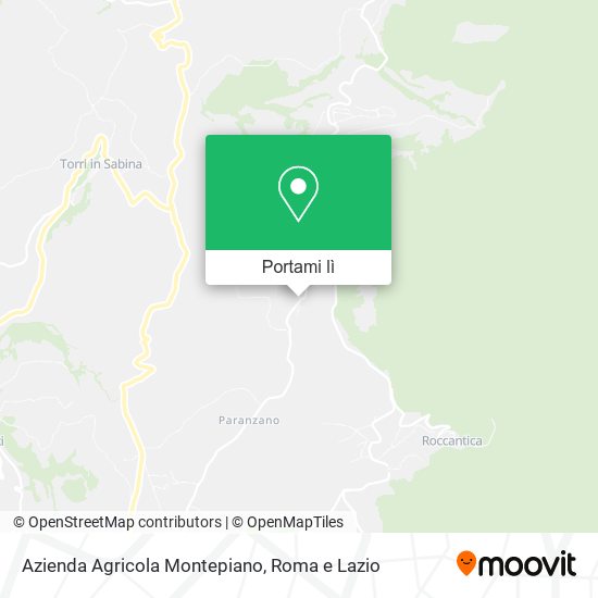 Mappa Azienda Agricola Montepiano