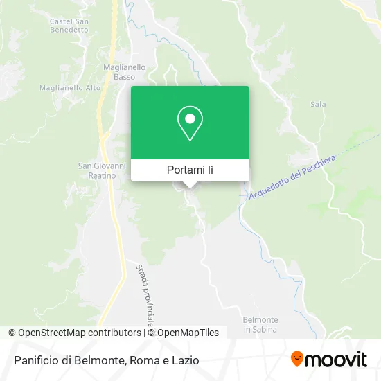 Mappa Panificio di Belmonte