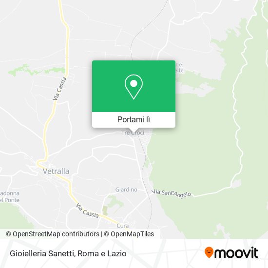 Mappa Gioielleria Sanetti