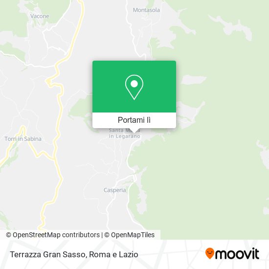 Mappa Terrazza Gran Sasso