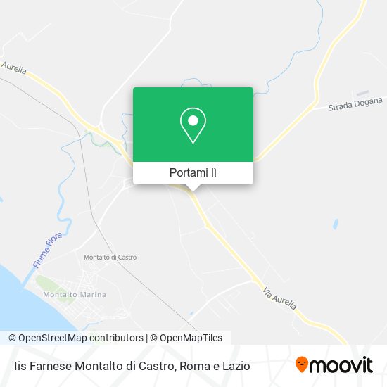 Mappa Iis Farnese Montalto di Castro