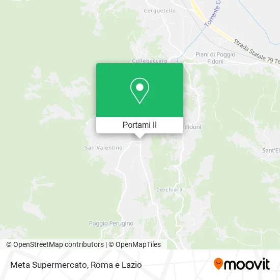 Mappa Meta Supermercato