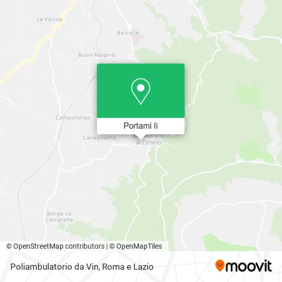 Mappa Poliambulatorio da Vin