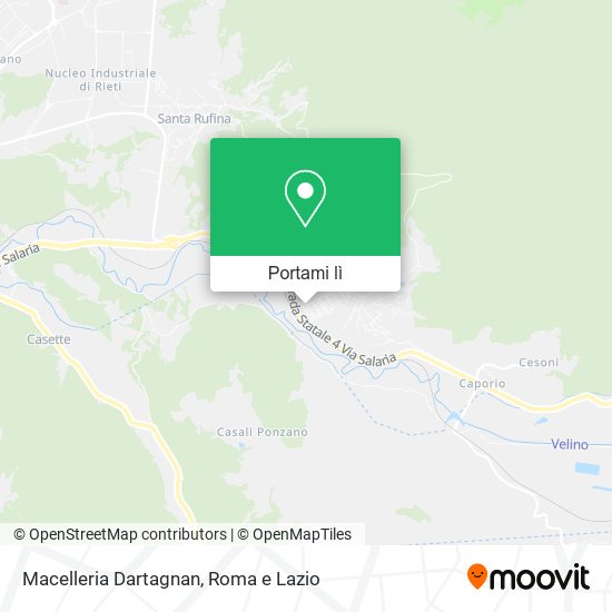 Mappa Macelleria Dartagnan