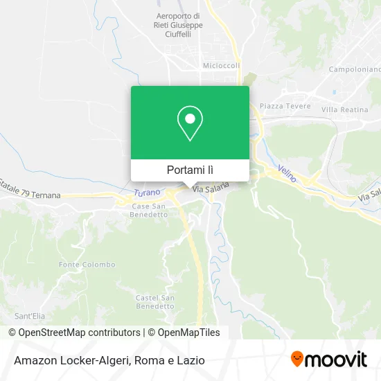 Mappa Amazon Locker-Algeri