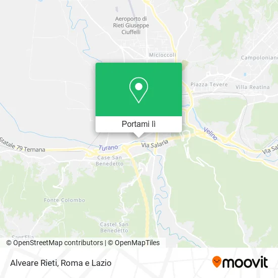 Mappa Alveare Rieti